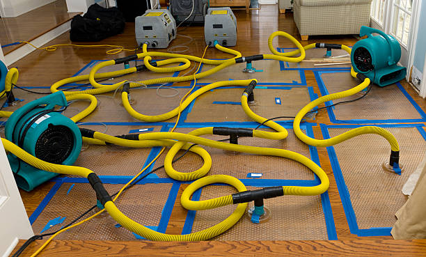 Water damage restoration process in HI